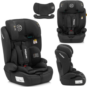 Fotelik samochodowy 76-150cm Sesttino Rocker Pro 9-36kg montaż pasem