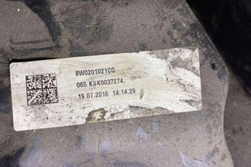 NÁDRŽ PALIVA AUDI A4 ALLROAD (8WH, B9) 8W0201021CQ 2.0L GASOLINE 185KW