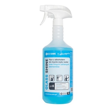 ECO SHINE GLASS SHINE PROFECJONALNY PŁYN DO SZYB I LUSTER 1L