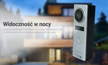 Policetech VDA02-KIT 7-дюймовый видеодомофон для одной семьи