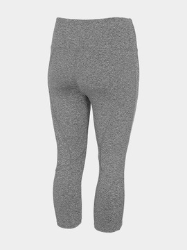 LEGGINSY damskie 4F SPODNIE krótkie 3/4 SPDF002 XS