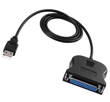 ADAPTER PRZEJSCIÓWKA USB NA LPT RÓWNOLEGŁY CENTRONICS WTYK ŻEŃSKI AK72