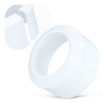 Розетка, закрывающая канализационные трубы WC 110, завершена.