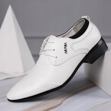 Męskie letnie buty skórzane Męskie buty biznesowe