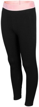 4F LEGGINSY DZIEWCZĘCE JLEG004 _ czarne _ r. 122