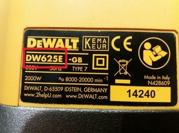 DeWALT DWS774 — сковорода № 148 Код: N422257