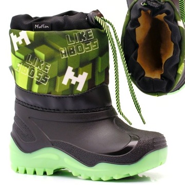 Renbut Muflon ŚNIEGOWCE BUTY DZIECIĘCE WEŁNA 33/34