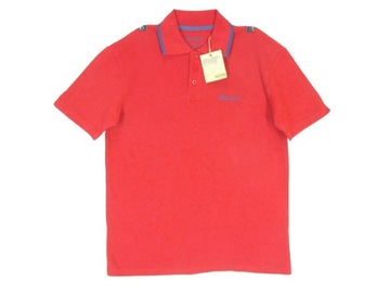 Koszulka Polo Męska Wrangler Classic Red Flame rozmiar M