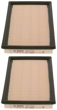 2× BOSCH F 026 400 454 FILTR VZDUCHU