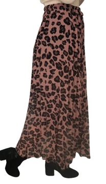 SPÓDNICA PANTERKA MAXI PLISOWANA UNI