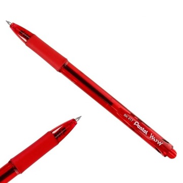 Długopis PENTEL BK417 WOW Czerwony 0,7mm Automat