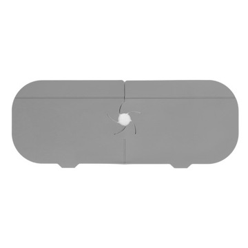 СЛИВ ПОД ЛЕНТУ, КОВРИК ДЛЯ РАКОВИНЫ, СЕРЫЙ ПОДКЛАДОК