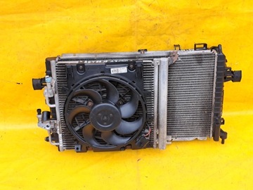 ВОДЯНОЙ ОХЛАДИТЕЛЬ КОНДИЦИОНЕРА ВОЗДУХА, ВЕНТИЛЯТОР ASTRA H III 1.7CDTI 13132559 04-11