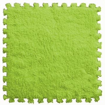Mata do zabawy edukacyjna 32x32 cm zielony