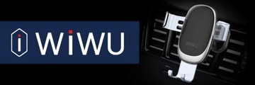 Автомобильный держатель телефона на дефлектор черный, универсальный WIWU