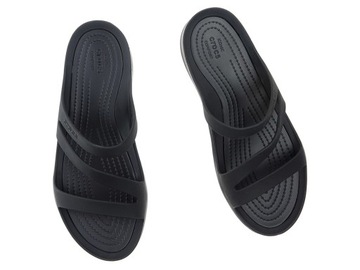 Шлепанцы Crocs Swiftwater 203998-060 черные 39/40