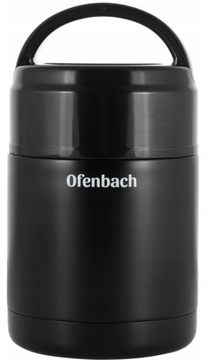 Termos Obiadowy Czarny 600ml Ofenbach Czarny NB101301