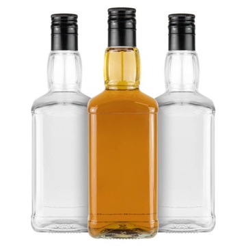 10x Butelki DANIELS 500ml na Whisky Brandy Bimber