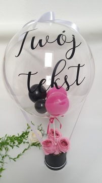 Naklejka na balon TWÓJ TEKST