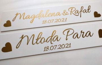 Таблички для украшения свадебного автомобиля