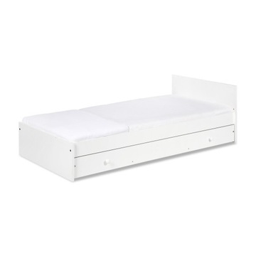 КЛУПШ Кровать Компактная белая 3в1 Детская кроватка, комод, ящик для хранения