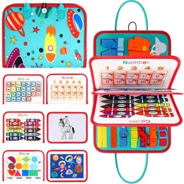 Бизиборд для малышей, игрушки Монтессори, активность D