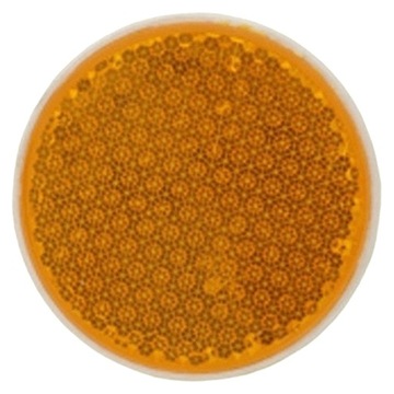 РЕФЛЕКТОР КРУГЛЫЙ ЖЕЛТЫЙ ОРАНЖЕВЫЙ 75/81 ММ