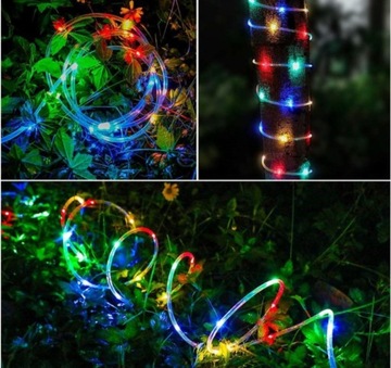 Wąż świetlny LED ozdoba świąteczna 103 NIEBIESKA