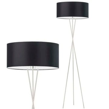 Lampa stojąca lampa podłogowa LED E27 czarna do salonu