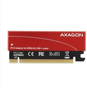 Контроллер M.2 — Pci-e AXAGON PCIe x1 — M.2 NVMe