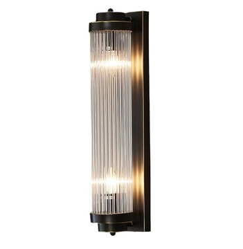 Kinkiet kryształowy Ionic Black 60 cm