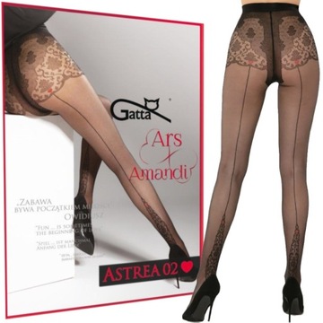 GATTA RAJSTOPY ARS AMANDI ASTREA w.02 3-M nero-red