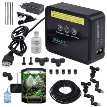 УВЛАЖНИТЕЛЬ ДЛЯ РЕПТИЛИЙ УВЛАЖНИТЕЛЬ ДЛЯ ТЕРРАРИУМА 2 РЕГУЛИРУЕМЫЕ НАСАДКИ 360°