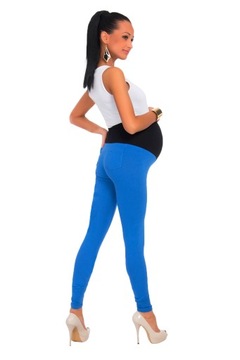 LEGGINSY CIĄŻOWE Z KIESZENIAMI WYGODNE - LCK - XL