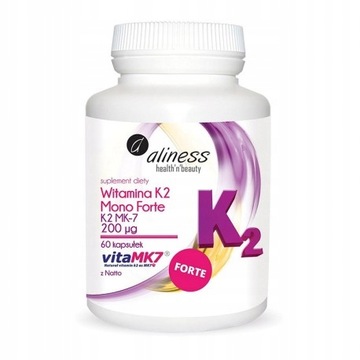 Witamina K2 MK-7 Forte Aliness | 200mcg z NATTO