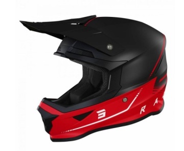 SHOT RACING РАСПРОДАЖА MOTO FURIOUS RAW 3.0 ШЛЕМ ЧЕРНЫЙ КРАСНЫЙ МАТОВЫЙ ЧЕРНЫЙ ЦВЕТ
