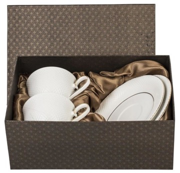 2 x Белая фарфоровая чашка Puccini 250 мл