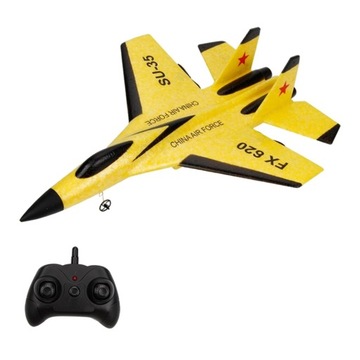 SU35 Pilot RC Samolot Żółty