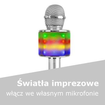 КАРАОКЕ МИКРОФОН С ДИНАМИКАМИ 3 ЦВЕТА НА ВЫБОР