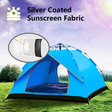 зеленый стиль Большая палатка Быстрая установка Палатка