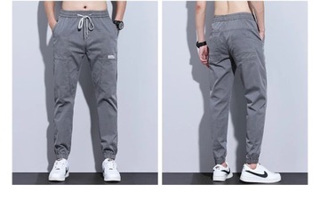 2024 Autumn Men's Jeans Jogger Thin Harem Pants Co