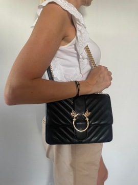 СТЕГАНАЯ СУМКА CHANELKA SWALLOW на цепочке