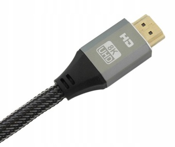 Kabel HDMI 2.1 High Speed 8K 60Hz 4k 120Hz UHD 1m