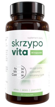 SKRZYPOVITA 80 KAPSUŁEK WŁOSY SKÓRA PAZNOKCIE