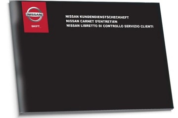 Nissan Szwajcarska Książka Serwisowa DE FR ITA