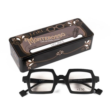 +2.5 Plusy LOKI - ITALY Okulary do komputera Blue Block okulary do czytania