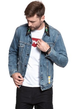 Męska kurtka jeansowa Levi's TRUCKET JEANS HULAHULA XL