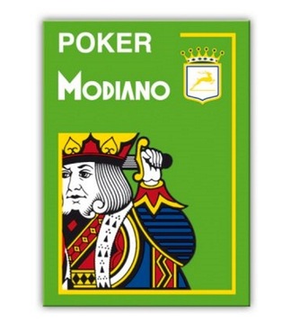 Karty Modiano 4 Jumbo 100% Plastic Jasnozielone