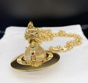 Подвеска в стиле Vivienne в стиле аниме Nana Saturn, золото