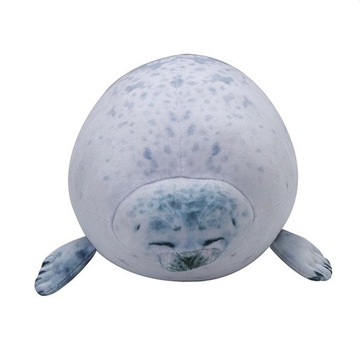 Подушка для тюленя 60см/80см набивная хлопок белая 60см